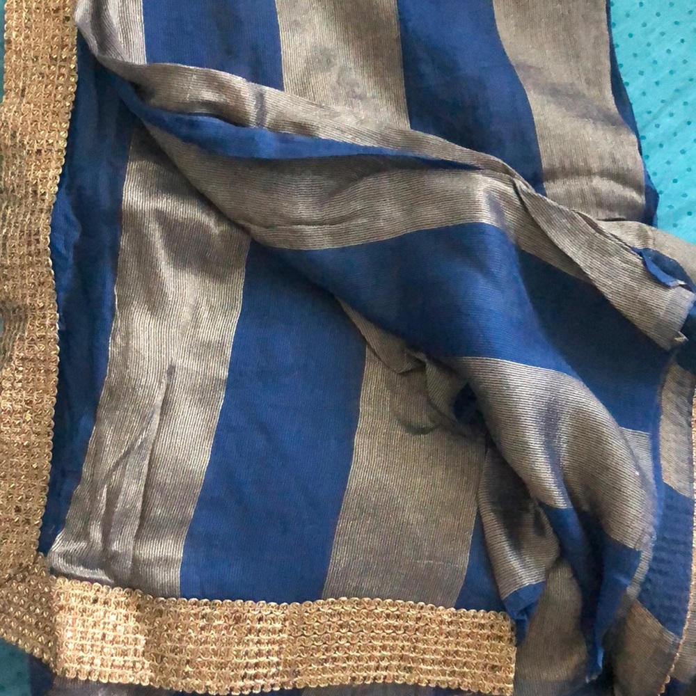 Indian Silk Blend Saree and blouse